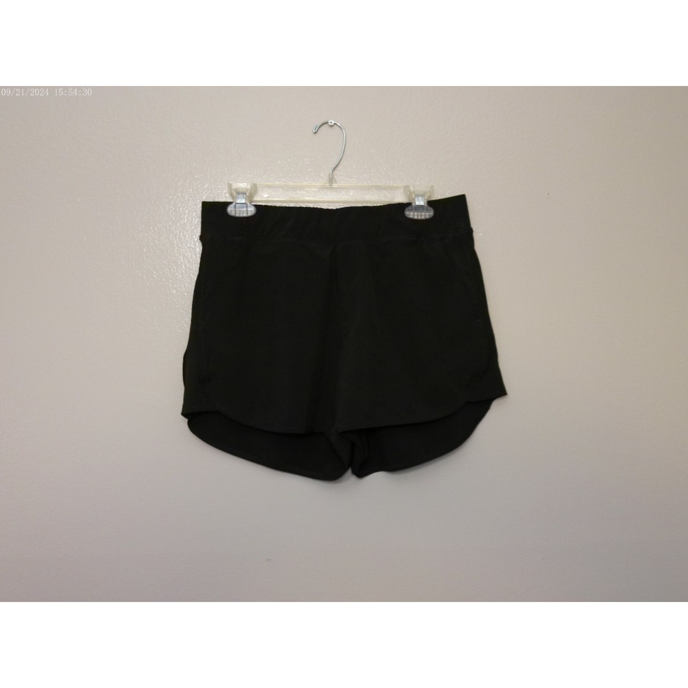 WOMENS ACTIVE WOVEN SHORTS BLACK SIZE L